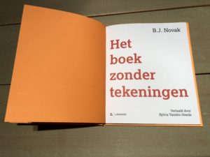 Boek zonder tekeningen binnenkant