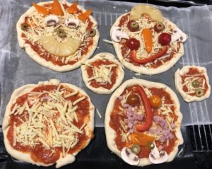 Pizza gezichten