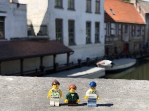 Lego gezin in Brugge