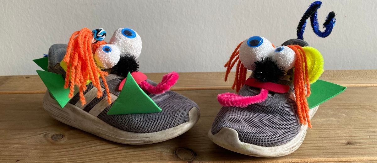 Gekke schoenendag versier je schoenen eens Webkonijn