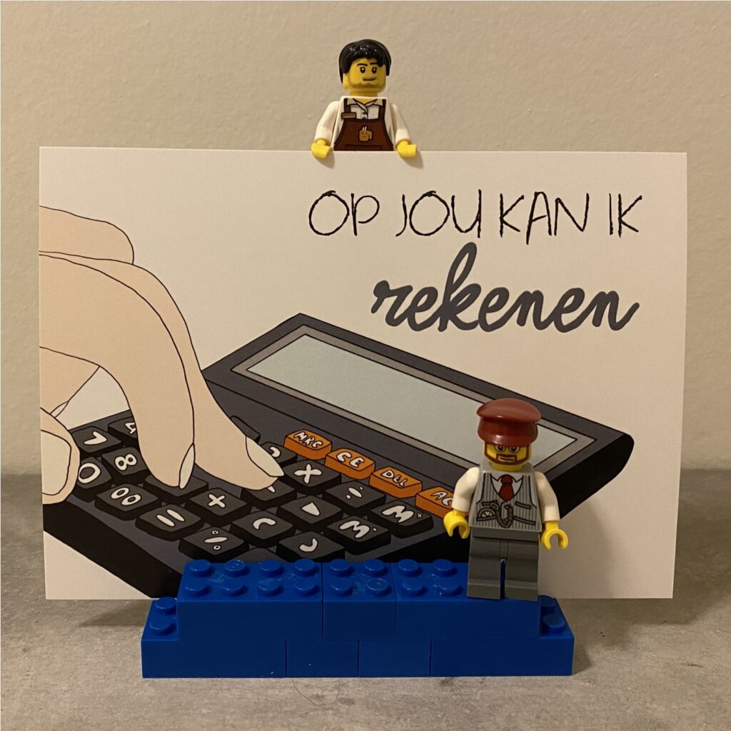 Lego houder rekenen