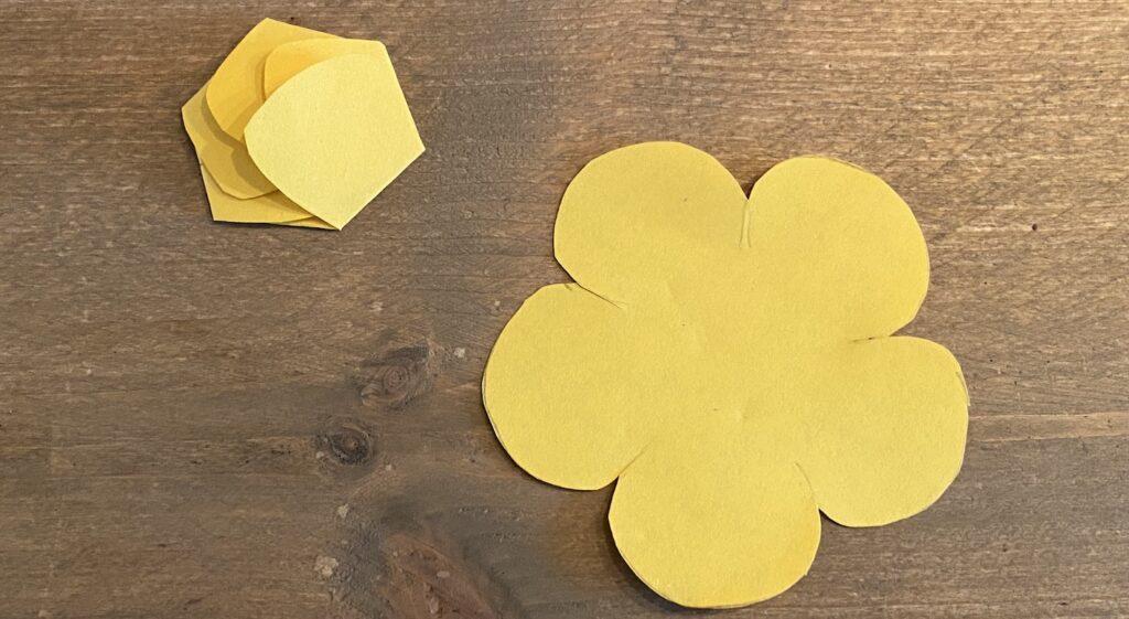 Bloemen papier die bloeien, een experiment - Webkonijn