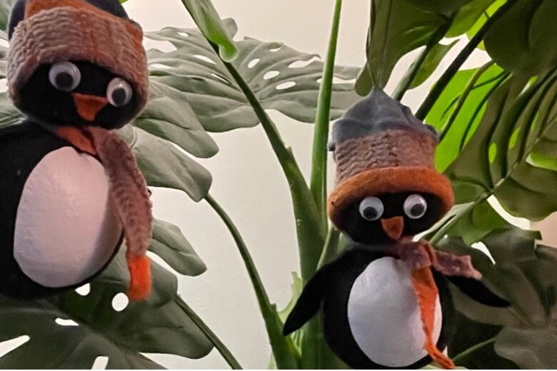 Kerst pinguïn