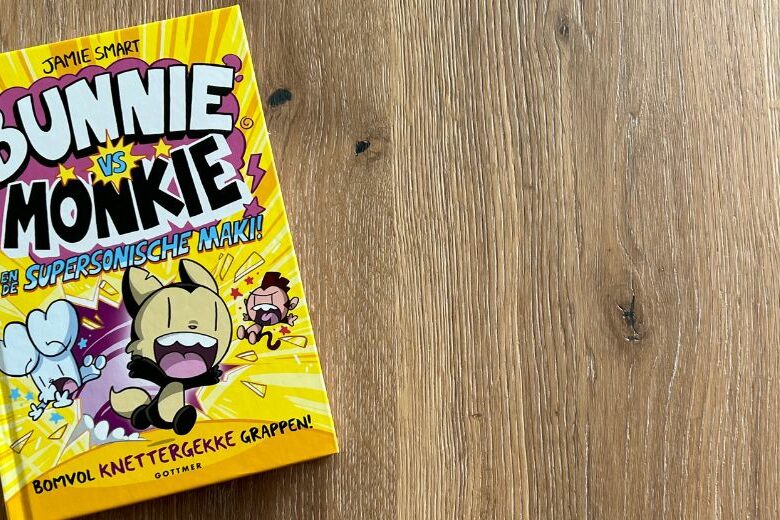 Bunnie vs Monkie en de supersonische maki boek